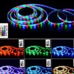 Світлодіодна RGB стрічка 5м + пульт + блок