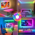 Світлодіодна стрічка 10м Biom RGB 3939BT керування телефоном + Пульт