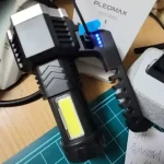 Акумуляторний ліхтар-прожектор LED 2в1
