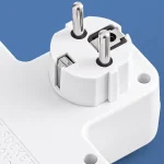 Мережевий фільтр 7в1, 4 розетки, 2 USB, 1 Type-C, з підсвіткою