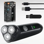 Електробритва акумуляторна з плаваючими головками і USB зарядкою