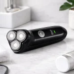 Електробритва акумуляторна з плаваючими головками і USB зарядкою