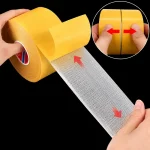 Двостороння сітчаста самоклеюча стрічка, 5 метрів, 1 см