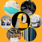 Двостороння сітчаста самоклеюча стрічка, 5 метрів, 1 см