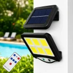 Вуличний LED-ліхтар з датчиком руху та сонячною батареєю