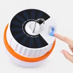 LED-лампа акумуляторна з сонячною панеллю 2400 мА·год, 3 режими
