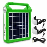 Ліхтар Power Bank із сонячною панеллю + 2 LED-лампи