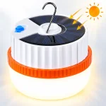 LED-лампа акумуляторна з сонячною панеллю 2400 мА·год, 3 режими LED-лампа акумуляторна з сонячною панеллю 2400 мА·год, 3 режими
