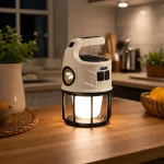 Акумуляторна LED-лампа із сонячною панеллю, 6 режимів