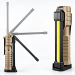 Акумуляторний ліхтар з магнітом і гачком, Power Bank, поворот 180°