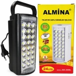 Акумуляторний світлодіодний ліхтар Almina з вбудованим павербанком 30000 mAh